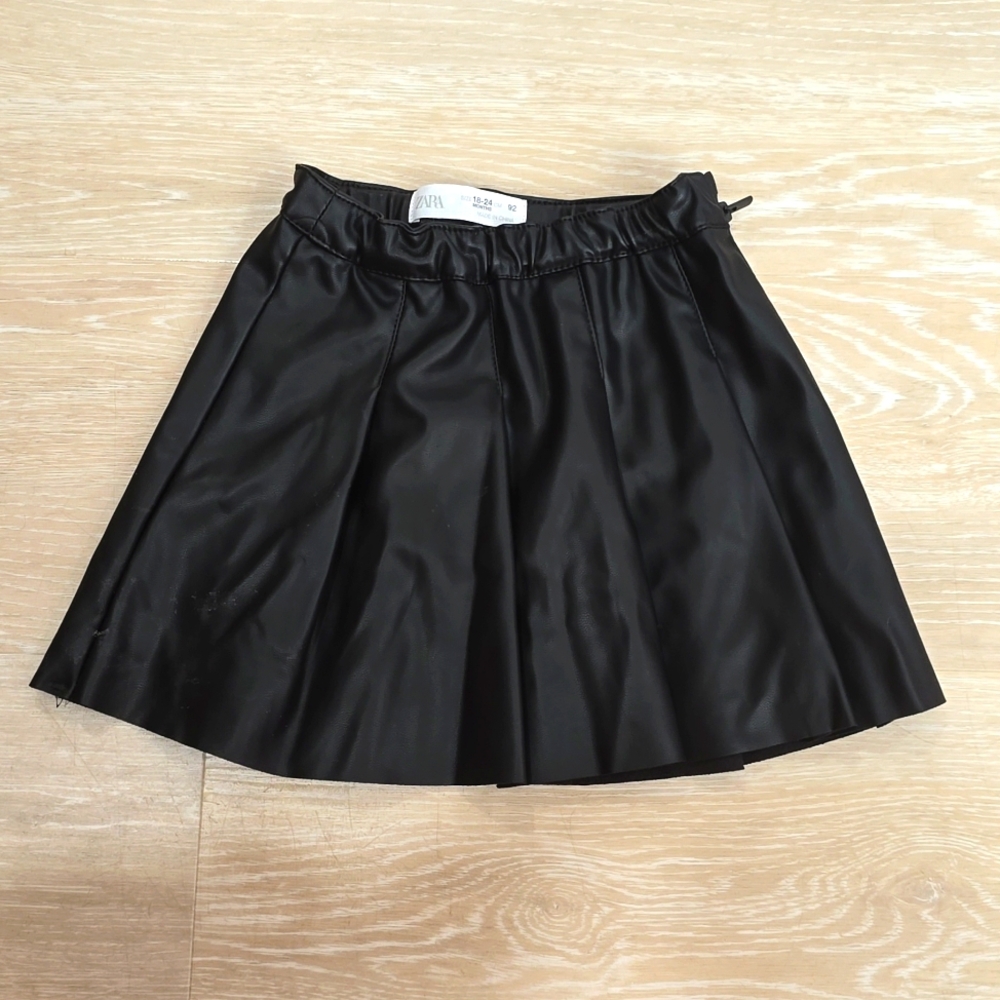 Zara Faux Leather Skirt